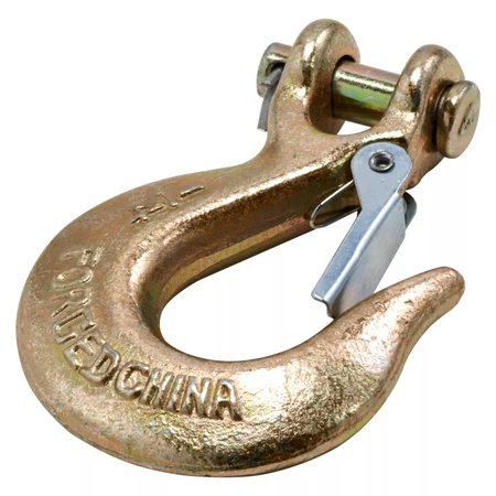 NATIONAL HARDWARE Hook Clvs/Ltch Chrmt/Yel 1/4In N830-315